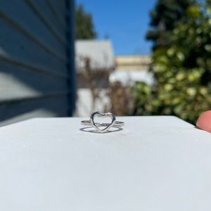 Heart shaped ring